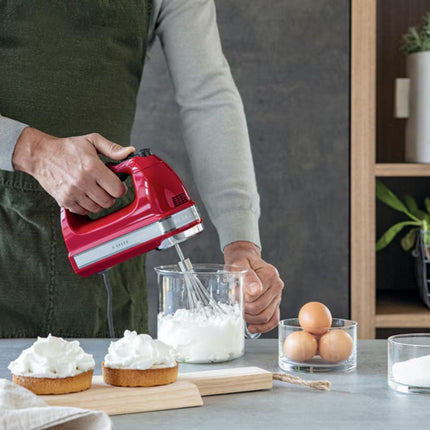 KitchenAid Artisan Μίξερ Χειρός 85W 9 Ταχυτήτων με LED Ένδειξη και Ανοξείδωτα Εξαρτήματα 5KHM9212BER Empire Red