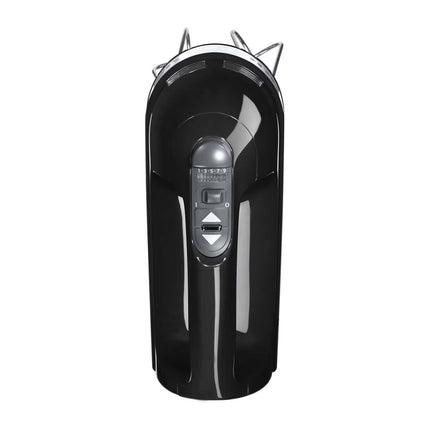 KitchenAid Μίξερ Χειρός 85W 9 Ταχυτήτων με Απαλή Εκκίνηση και Αξεσουάρ από Ανοξείδωτο Ατσάλι 5KHM9212BOB Onyx Black