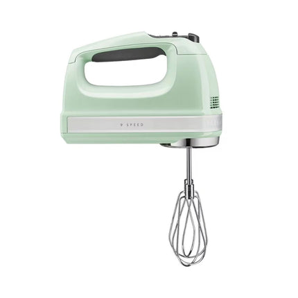 KitchenAid Μίξερ Χειρός 85W 9 Ταχυτήτων με Απαλή Εκκίνηση και Αξεσουάρ από Ανοξείδωτο Ατσάλι  5KHM9212BPT Pistachio