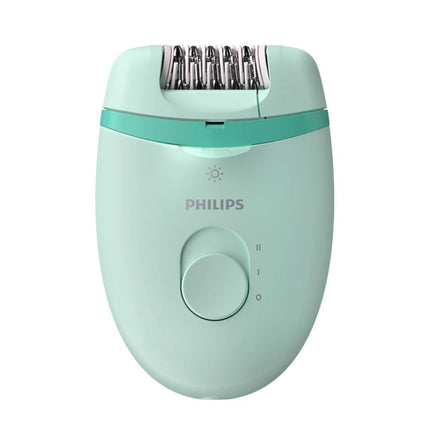 Philips Satinelle Essential Αποτριχωτική Μηχανή με Καλώδιο για Πόδια & Ευαίσθητες Περιοχές BRE265/00 Πράσινο