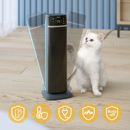 PHILIPS Series 5000 Smart Κεραμικό Αερόθερμο Πύργος 2000W με Τεχνολογία Eco AI & Έξυπνο Έλεγχο μέσω Wi-Fi CX5120/11