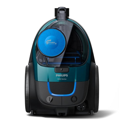 PHILIPS Ισχυρή Ηλεκτρική Σκούπα χωρίς Σακούλα Series 3000 PowerPro Compact 900W 1.5L με Τεχνολογία PowerCyclone 5 Χρώμα Μάυρο FC9331/09