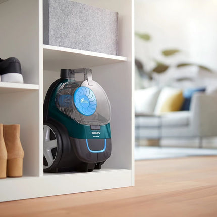 PHILIPS Ισχυρή Ηλεκτρική Σκούπα χωρίς Σακούλα Series 3000 PowerPro Compact 900W 1.5L με Τεχνολογία PowerCyclone 5 Χρώμα Μάυρο FC9331/09