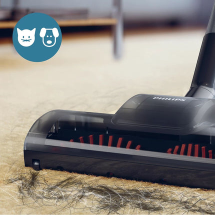PHILIPS Ισχυρή Ηλεκτρική Σκούπα χωρίς Σακούλα Series 3000 PowerPro Compact 900W 1.5L με Τεχνολογία PowerCyclone 5 Χρώμα Μάυρο FC9331/09