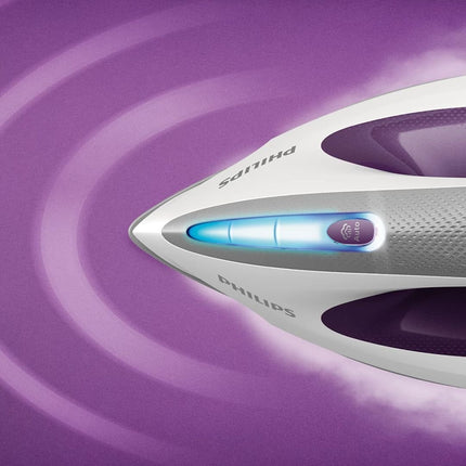 PHILIPS PerfectCare Elite Plus Σύστημα Σιδερώματος Υψηλής Απόδοσης 7.5B 2700W 1.8L με Τεχνολογία OptimalTEMP & Δυναμικό Ατμό Χρώμα Μωβ GC9660/30