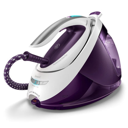 PHILIPS PerfectCare Elite Plus Σύστημα Σιδερώματος Υψηλής Απόδοσης 7.5B 2700W 1.8L με Τεχνολογία OptimalTEMP & Δυναμικό Ατμό Χρώμα Μωβ GC9660/30