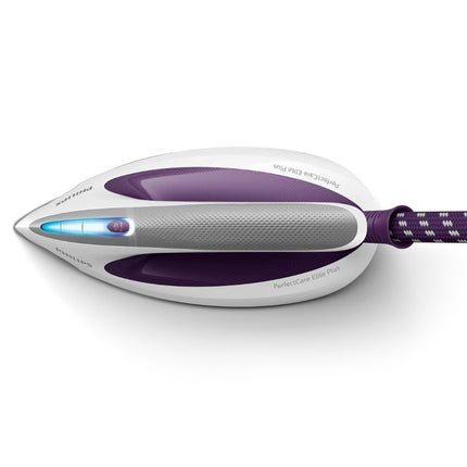 PHILIPS PerfectCare Elite Plus Σύστημα Σιδερώματος Υψηλής Απόδοσης 7.5B 2700W 1.8L με Τεχνολογία OptimalTEMP & Δυναμικό Ατμό Χρώμα Μωβ GC9660/30