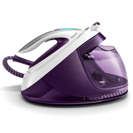 PHILIPS PerfectCare Elite Plus Σύστημα Σιδερώματος Υψηλής Απόδοσης 7.5B 2700W 1.8L με Τεχνολογία OptimalTEMP & Δυναμικό Ατμό Χρώμα Μωβ GC9660/30
