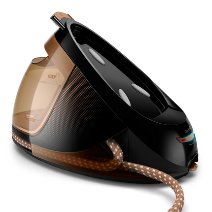 PHILIPS PerfectCare Elite Plus Επαγγελματικό Σύστημα Σιδερώματος 8Β 2700W 1.8L με Τεχνολογία OptimalTEMP & Έξυπνη Παροχή Ατμού DynamiQ Χρώμα Bronze GC9682/80