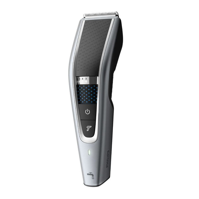 PHILIPS Series 5000 Σετ Κουρευτική Μηχανή Πλενόμενη με Τεχνολογία DualCut & Trim-n-Flow PRO Γκρίζο/Μαύρο HC5630/15