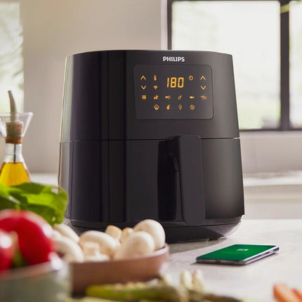 Philips 5000 Series Connected Airfryer Φριτέζα Αέρος 1400W με Αποσπώμενο Κάδο 4.1L, 13 Λειτουργίες Μαγειρέματος, Wi-FI & Τεχνολογία Rapid Air HD9255/60