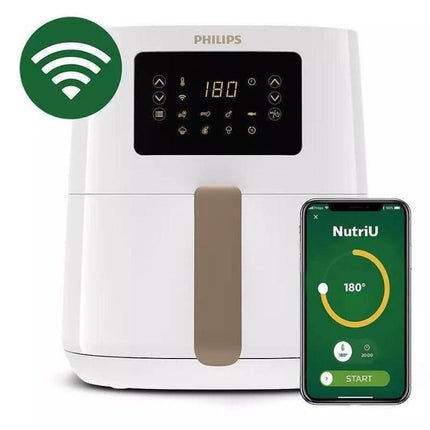 PHILIPS 5000 Series XXL Connected Airfryer Φριτέζα Αέρος 2000W με Αποσπώμενο Κάδο 7.2L,16 Λειτουργίες Μαγειρέματος, Wi-FI & Τεχνολογία Rapid Air HD9285/00