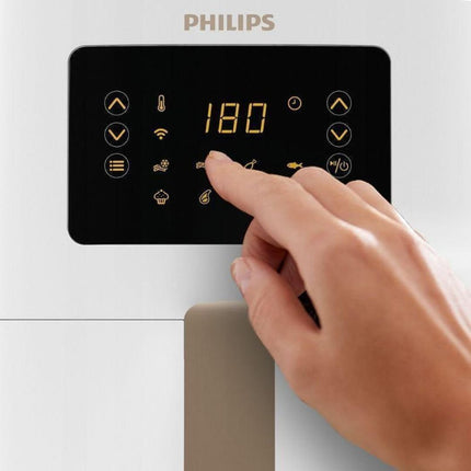PHILIPS 5000 Series XXL Connected Airfryer Φριτέζα Αέρος 2000W με Αποσπώμενο Κάδο 7.2L,16 Λειτουργίες Μαγειρέματος, Wi-FI & Τεχνολογία Rapid Air HD9285/00
