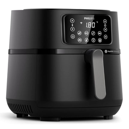PHILIPS 5000 Series Connected XXL Φριτέζα Αέρος 2000W με Αποσπώμενο Κάδο 7.2L, 16 Λειτουργίες Μαγειρέματος, Χρονοδιακόπτη, Wi-Fi & Τεχενολογία Rapid Air HD9285/93