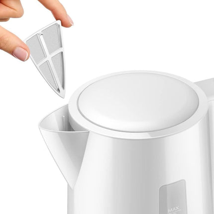 PHILIPS 3000 Series Πλαστικός Βραστήρας 1.7L 2200W με Φωτεινή Ένδειξη & Καπάκι με Ελατήριο HD9318/00