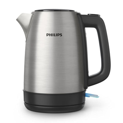 PHILIPS Daily Collection Μεταλλικός Βραστήρας 1.7L 2200W, Καπάκι με Ελατήριο & Περιστρεφόμενη Βάση 360° HD9350/91