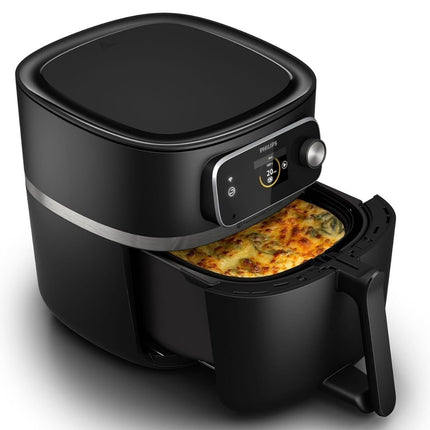 PHILIPS Combi Connected XXL Airfryer 2200W  με Αποσπώμενο Κάδο 8.3L, 22 Λειτουργίες Μαγειρέματος, Wi-Fi, HomeID & Τεχνολογία RapidAir HD9876/90