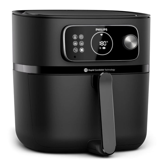 PHILIPS Combi Connected XXL Airfryer 2200W  με Αποσπώμενο Κάδο 8.3L, 22 Λειτουργίες Μαγειρέματος, Wi-Fi, HomeID & Τεχνολογία RapidAir HD9876/90