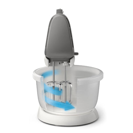 PHILIPS Series 5000 Μίξερ 450W με Κάδο 3L, 5 Ταχύτητες & Turbo, Κωνικά Χτυπητήρια 3L HR3745/00