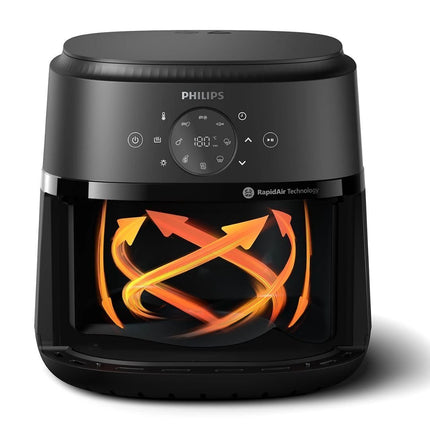 PHILIPS 2000 Series Airfryer Φριτέζα Αέρος 1700W με Χωρητικότητα Κάδου 6.2L, Παράθυρο Παρακολούθησης & 13 Λειτουργίες για Απόλυτο Έλεγχο