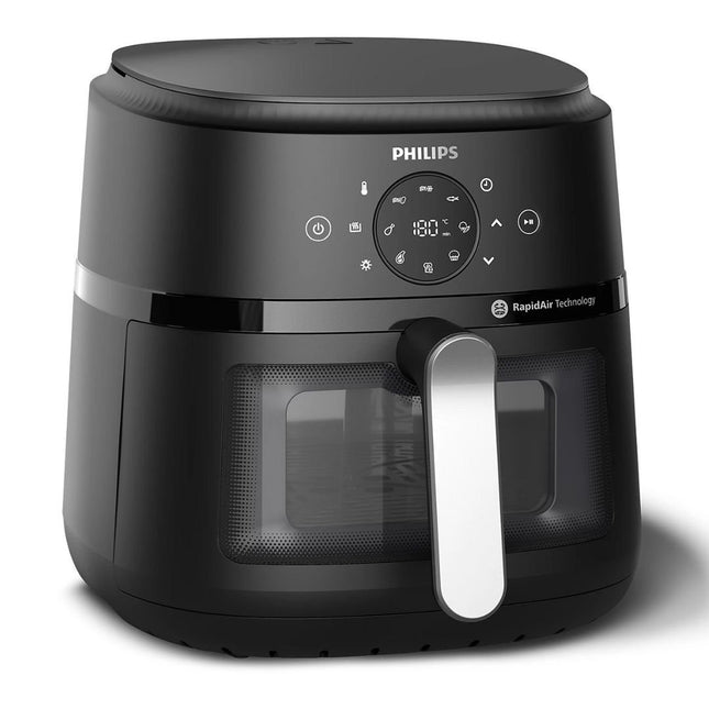 PHILIPS 2000 Series Airfryer Φριτέζα Αέρος 1700W με Χωρητικότητα Κάδου 6.2L, Παράθυρο Παρακολούθησης & 13 Λειτουργίες για Απόλυτο Έλεγχο
