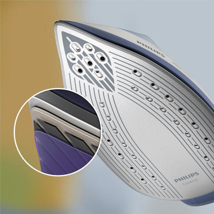 PHILIPS Σύστημα Σιδερώματος 6B 2400W 1.7L, Ισχυρή Γεννήτρια Ατμού με Κεραμική Πλάκα & Ελαφρύ Σχεδιασμό Χρώμα Λευκό Μπλε PSG3000/20