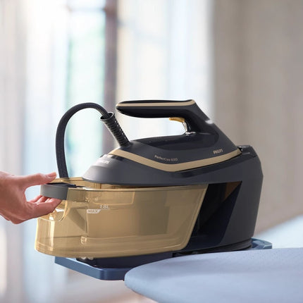PHILIPS PerfectCare Series 6000 Σύστημα Σιδερώματος 8B 2400W 1.8L με Γεννήτρια Ατμού & Τεχνολογία OptimalTEMP Χρώμα Μαύρο PSG6066/20