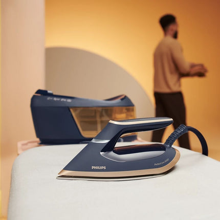 PHILIPS PerfectCare Series 6000 Σύστημα Σιδερώματος 8B 2400W 1.8L με Γεννήτρια Ατμού & Τεχνολογία OptimalTEMP Χρώμα Μαύρο PSG6066/20