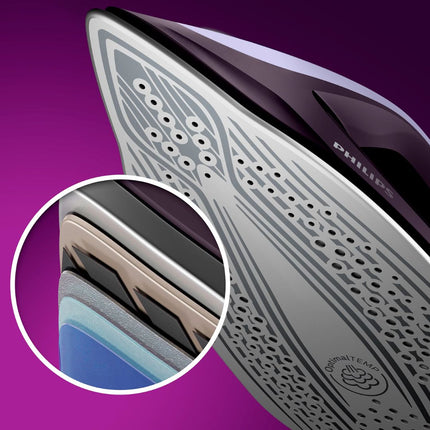 PHILIPS PerfectCare Series 7000 Σύστημα Σιδερώματος 8B 2100W 1.8L με Γεννήτρια Ατμού & Εξαιρετικά Ελαφρύ Σίδερο Χρώμα Μώβ PSG7050/30