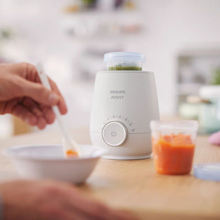 Philips Avent Premium Γρήγορος Θερμαντήρας Μπιμπερό  400W Με Έξυπνο Έλεγχο Θερμοκρασίας & Λειτουργία Απόψυξης για Όλα τα Στάδια Ανάπτυξης SCF358/00