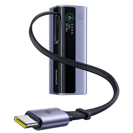 Baseus Powerbank 100W 10000mAh EnerGeek GR11 with Retractable Cable Grey