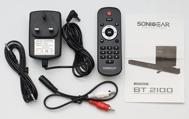 SonicGear BT-2100 Bluetooth Soundbar with Subwoofer