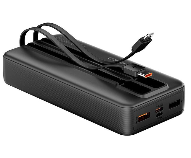 Vention Powerbank 20000mAh 22.5W Built-in USBC+Lighting Black FHPB0