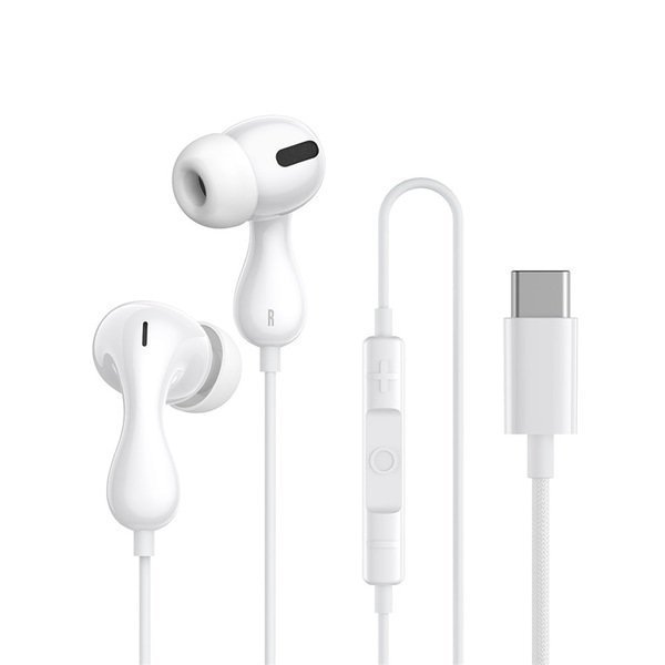 Baseus Headphones In Ear Wired Type C HiRes CZ20 White
