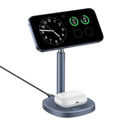 Baseus Charger Desktop Wireless 20W Qi2 Orbit 2 Pro Air-Cooled Grey