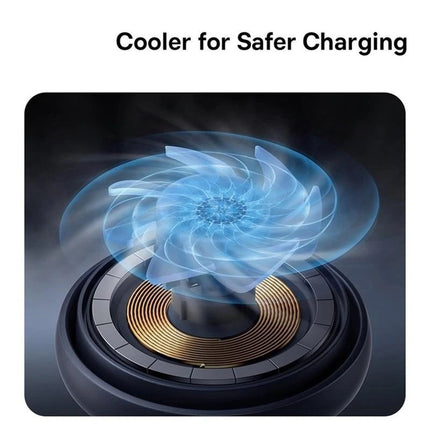 Baseus Charger Desktop Wireless 20W Qi2 Orbit 2 Pro Air-Cooled Grey