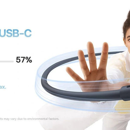Baseus Cable USB-C to USB-C PicoGo Magnetic Silicone 240W 1.0m Black