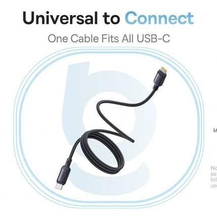 Baseus Cable USB-C to USB-C PicoGo Magnetic Silicone 240W 1.0m Black