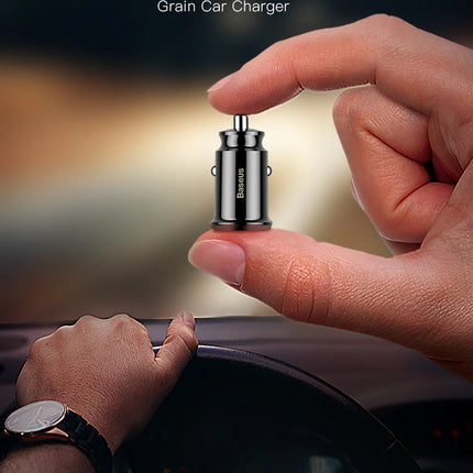 Baseus CCALL-ML01 Grain Car Charger 3.1A Black