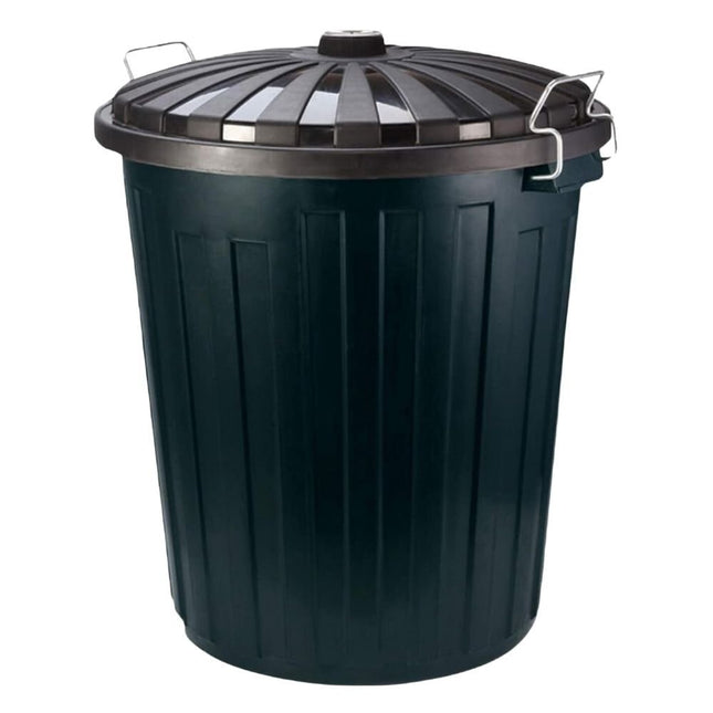 Κάδος Απορριμμάτων Πλαστικός Μαύρος 73 λίτρα