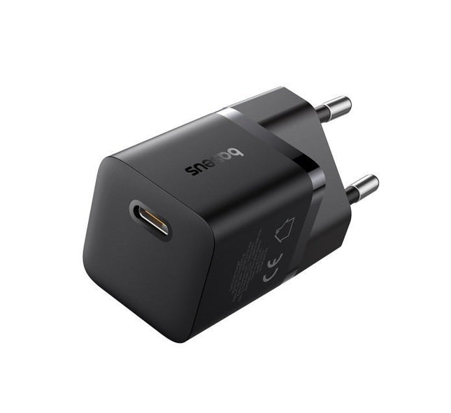 Baseus Charger Wall 25W USB-C GAN5 Mini EU Black