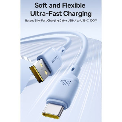 Baseus Cable USB-C to USB-C Silky Series 2.0m 100W White