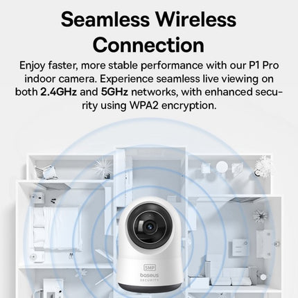 Baseus Security P1 Pro Indoor Camera 3K White EU