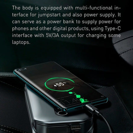 Baseus Car Jump Start Booster & Powerbank 12000mAh 1000A V.2