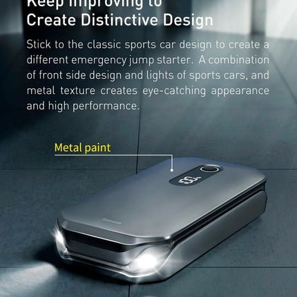 Baseus Car Jump Start Booster & Powerbank 12000mAh 1000A V.2