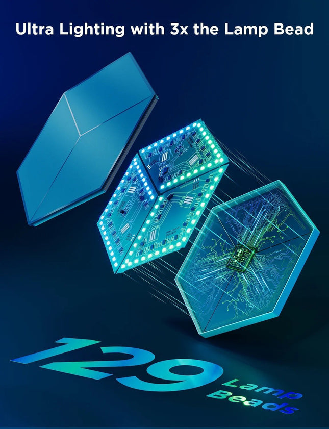 Govee Gaming Wall Glide Hexa Light Panels 1pcs (EU)