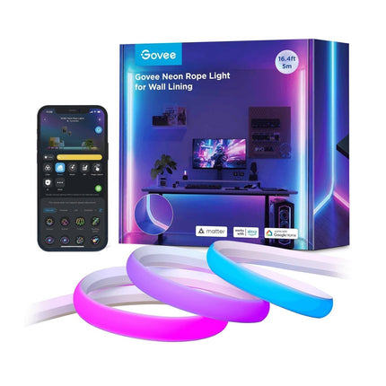 Govee Gaming Wall Neon Rope Light 5m (Wall Lining)