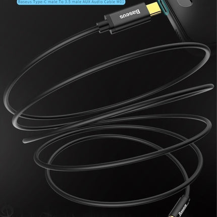 Baseus Yiven Type-C Male to 3.5 Male Audio Cable 1.2m