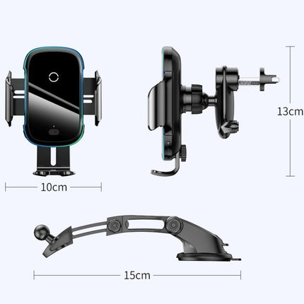 Baseus QI Wireless Car Charger with Dash & Air Vent Mount 15W
