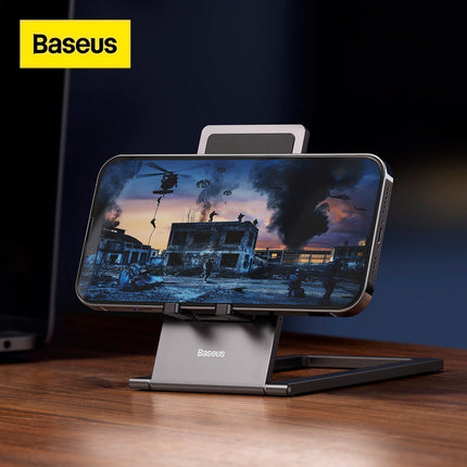 Baseus Foldable Metal Desktop Holder Grey